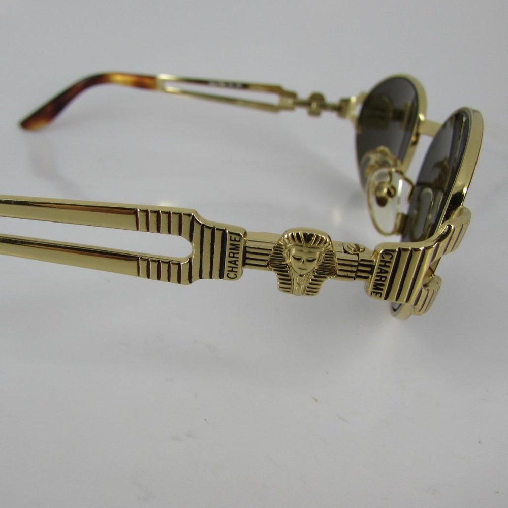 NOS / NWT Vintage Charme Attiva Egyptian Pharaoh 7535 220 Designer Sunglasses